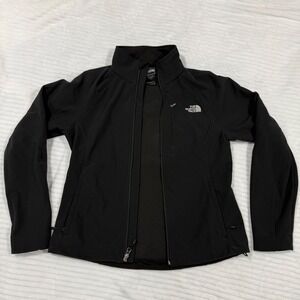 The North Face Apex Bionic Softshell Jacket Black Womens Medium Full Zip Fleece